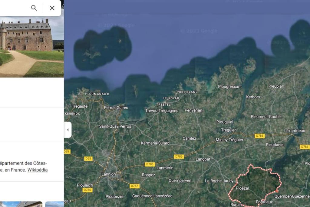 Environnement Calme Et Reposant - Cotes-D'Armor Villa Ploezal Eksteriør bilde